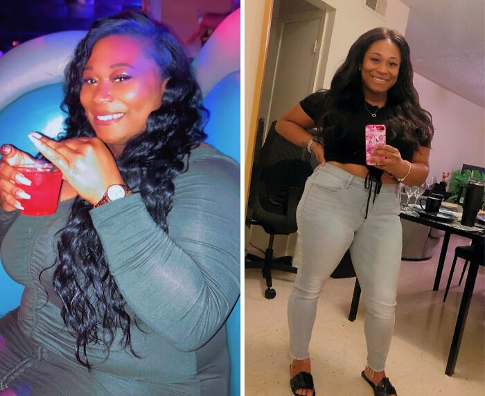 A woman's breakup transformation, showing a significant change and a sense of peace.