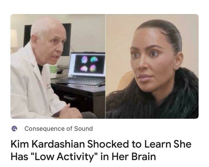 A split image of a doctor and Kim Kardashian, used to create a Roses Are Red meme.