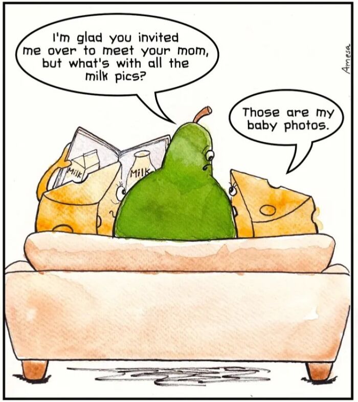 22 Clever Comics By Amesa That Turn Everyday Words Into Unexpected Jokes
