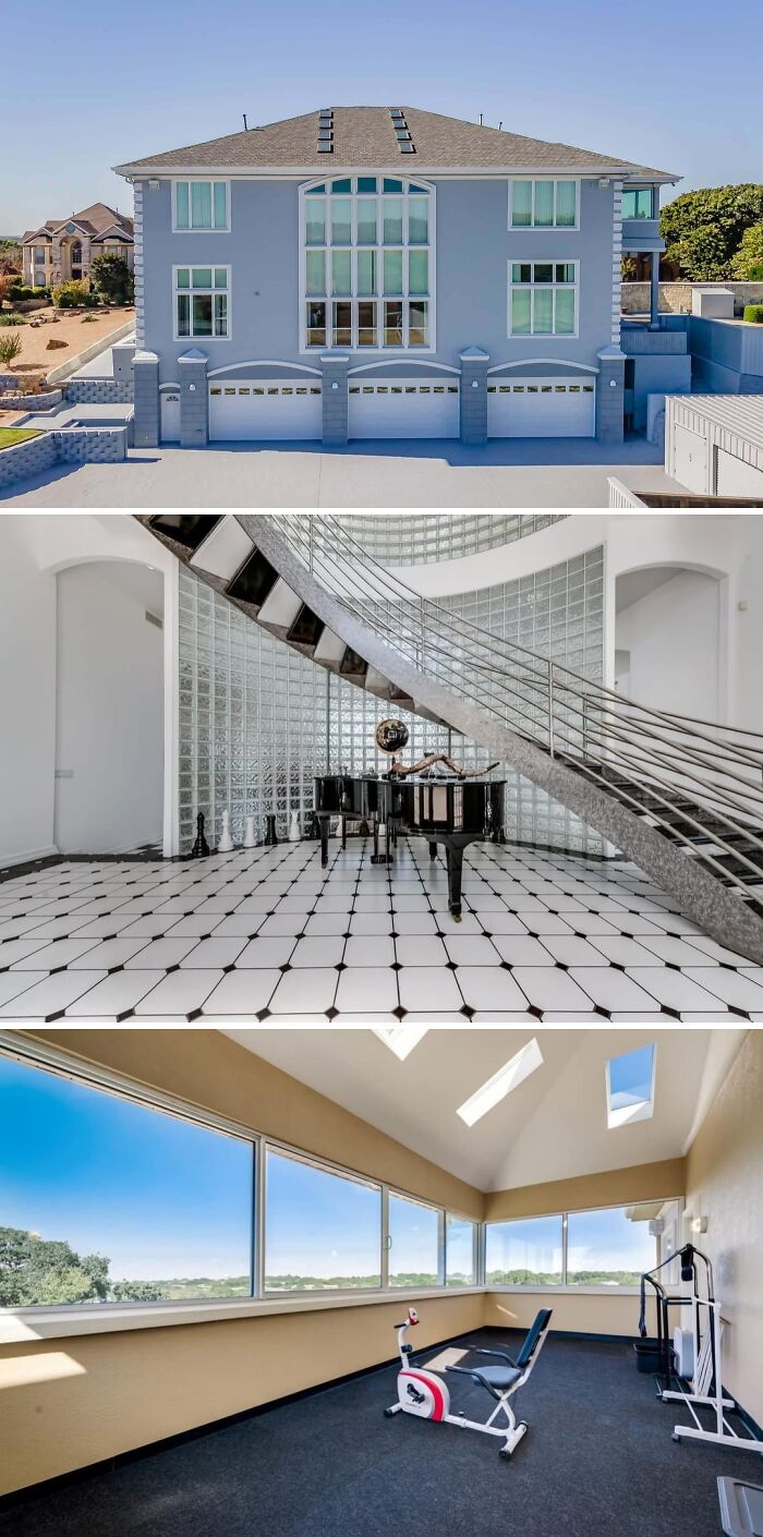 Modern mansion with unique architecture and an impressive entrance, showcasing Temu inspired design.