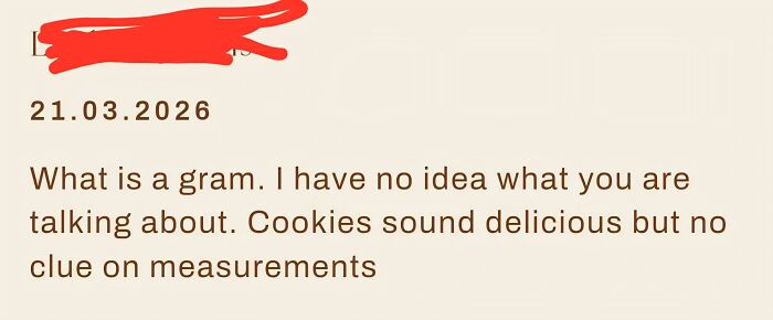 A social media post showing a user asking what a gram is, indicating a lack of basic knowledge and reinforcing American stupidity.