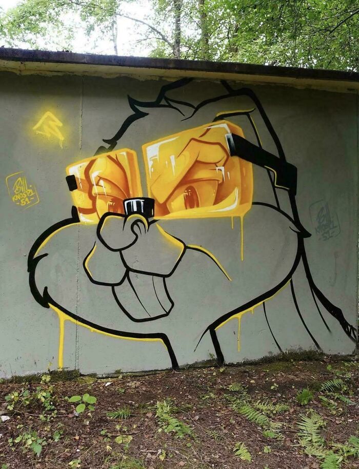 This Street Art Goes Hard