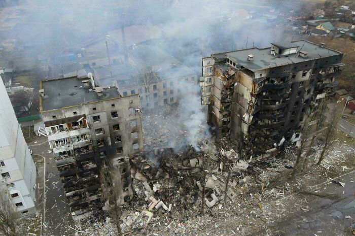 The Daily Destruction Of Ukraine. Completely Ignored Till The Point This Has Become The Norm. Heartbreaking