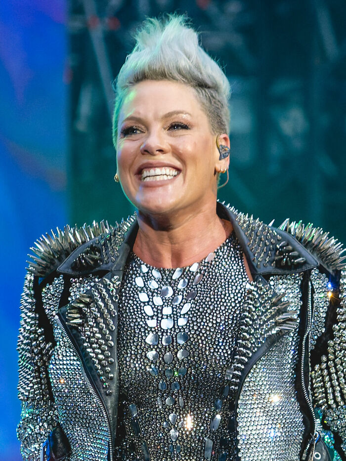 American Singer-Songwriter, Producer, and Actress Pink, 47