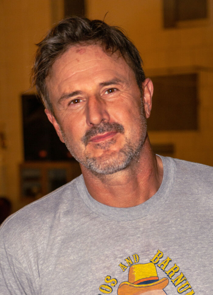 American Actor, Director, Producer, Screenwriter, and Wrestler David Arquette, 55