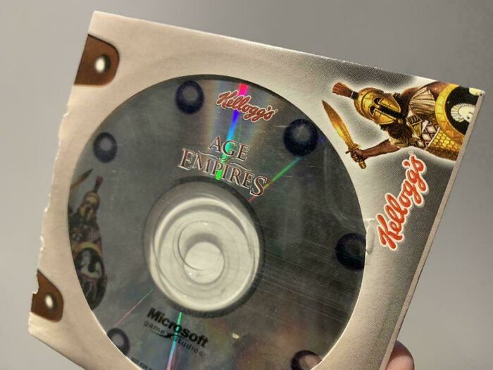 A Kellogg's Age of Empires CD-ROM, a nostalgic Aussie memory from childhood cereal boxes.