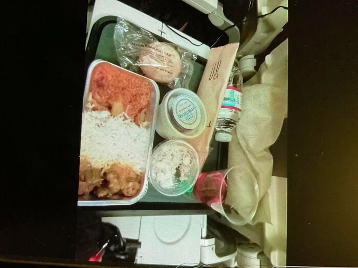 Hilarious and mischievous kids sometimes cause parents headaches with airline meal spills.