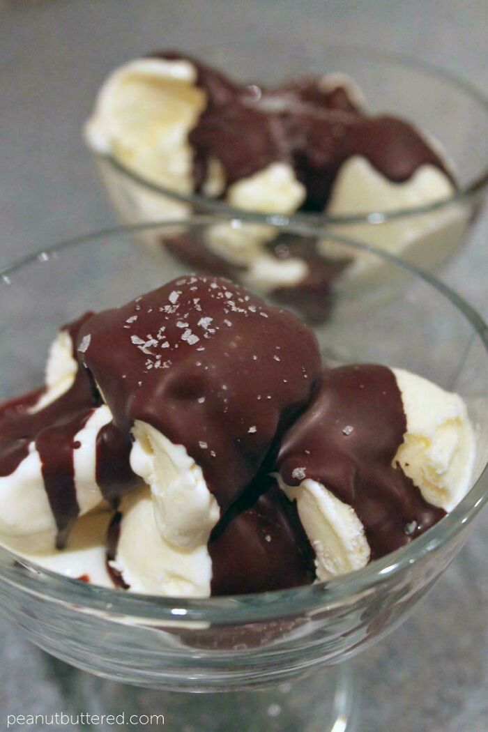 Two bowls of ice cream with chocolate topping and sprinkles, a sweet nostalgic Aussie memory.