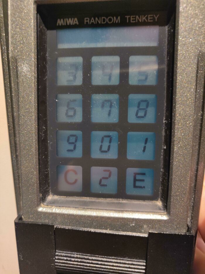 Close-up of a digital keypad, a brilliant product design for secure access.