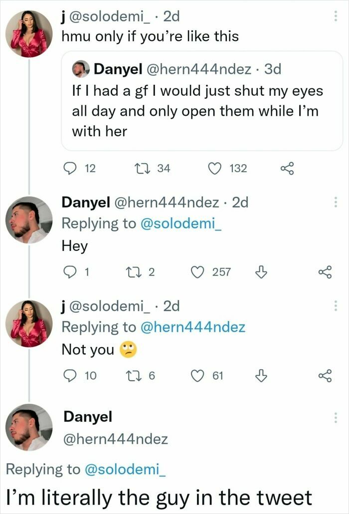 A social media screenshot shows perfect replies in a funny exchange about a user looking for a girlfriend.
