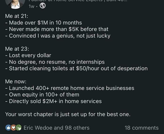 A screenshot of a lengthy Facebook post detailing someone's journey, one of the embarrassing lies people spotted on the internet.