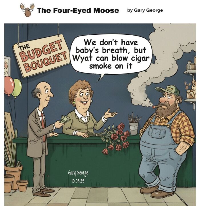 Gary George Turns Everyday Situations Into Cleverly Absurd Comics (30 Pics)