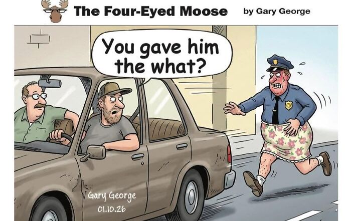 Gary George Turns Everyday Situations Into Cleverly Absurd Comics (30 Pics)