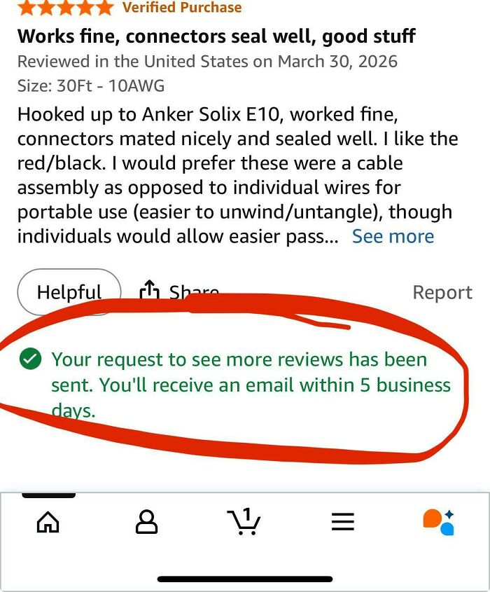 An Amazon product review, showing a service that got worse while getting more expensive.