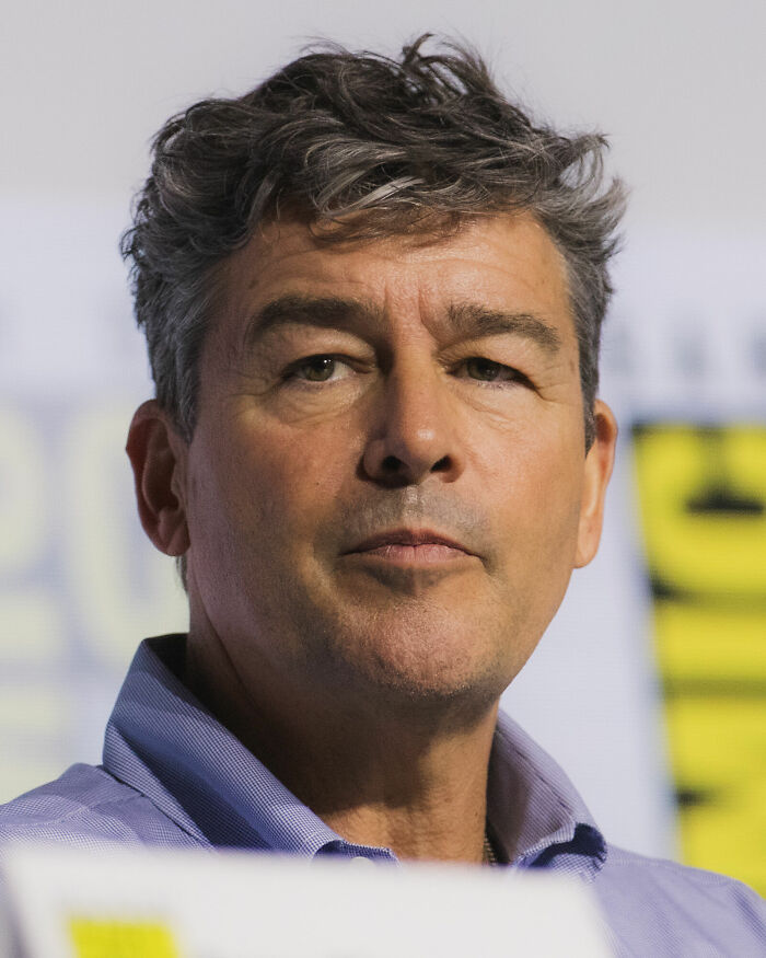 A close-up of Kyle Chandler, an American actor, depicting his bio and career highlights.
