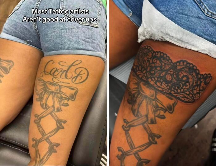 Texas 'Tattoo Artist' Bragging About His 'Cover-Up Skills'