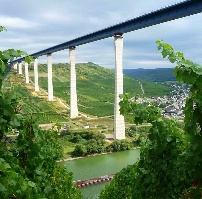 The High Moselle Bridge in Germany, a towering feat of world's best infrastructure