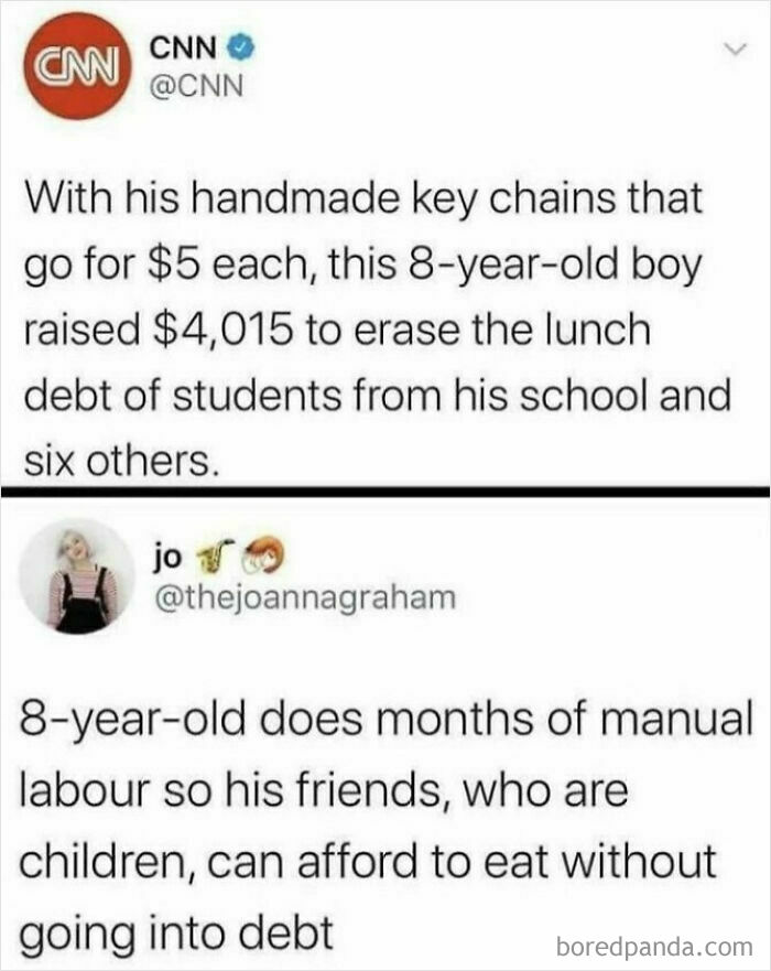 What A Selfless Thing To Do