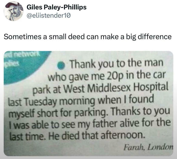 Sometimes A Few Pennies Can Make You Miss Very Important Moments