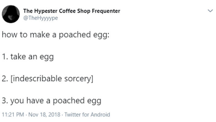 Funny how to make a poached egg instructions with indescribable sorcery step