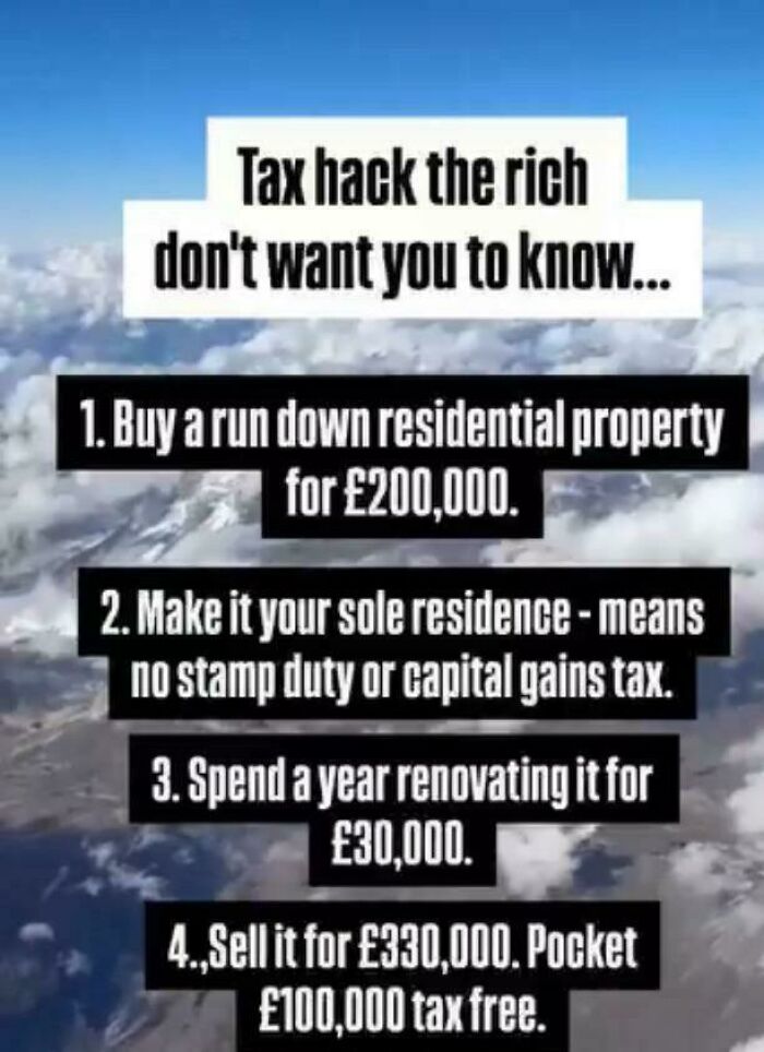Tax hack instructions to buy, renovate, and sell residential property tax free