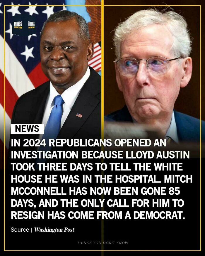 2024 Republicans investigate Lloyd Austin's delay informing White House while Mitch McConnell remains absent