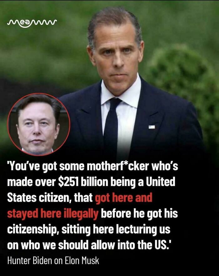 Hunter Biden criticizes Elon Musk's US citizenship and immigration stance