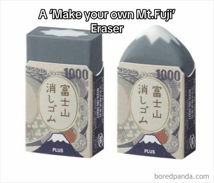 Make your own Mt. Fuji eraser with creative design concept