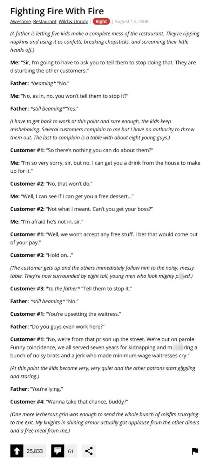 Father ignores kids misbehaving in restaurant causing disturbance