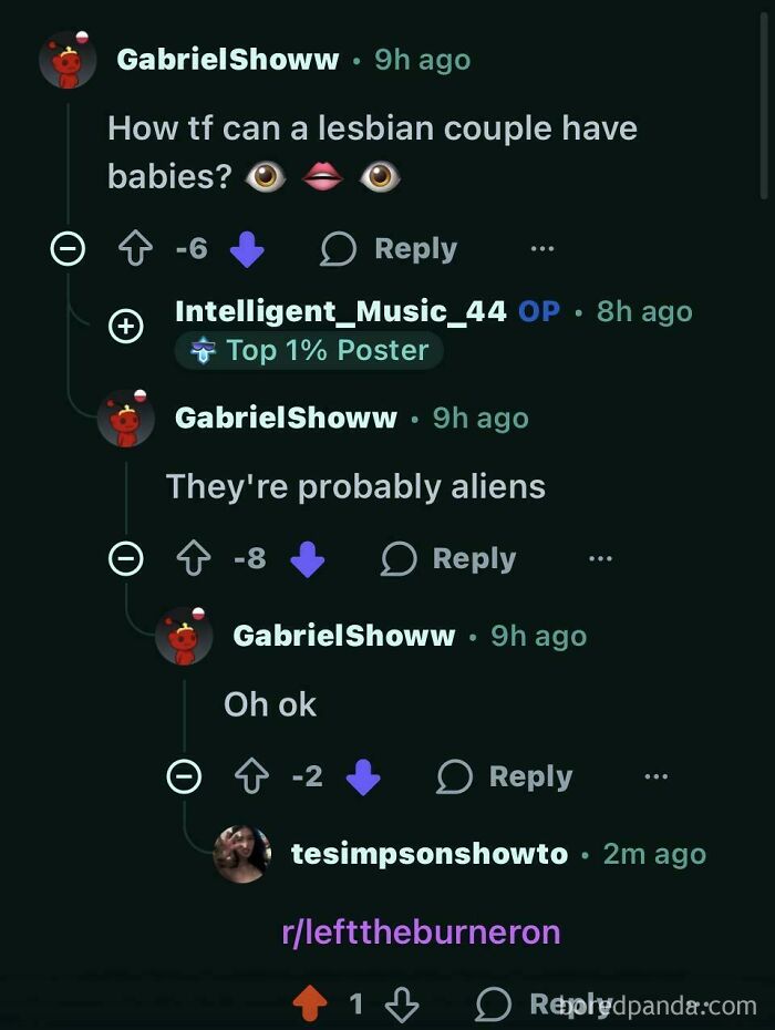 Reddit thread where a user forgot to switch accounts and pretended to be someone else answering their own question.