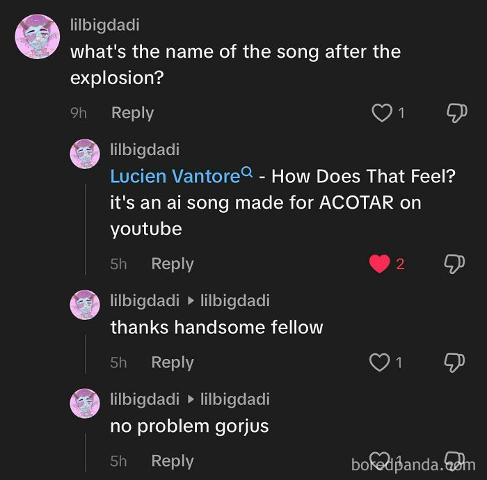 A comment thread of a user who pretended to be someone else and embarrassed themselves replying to their own question