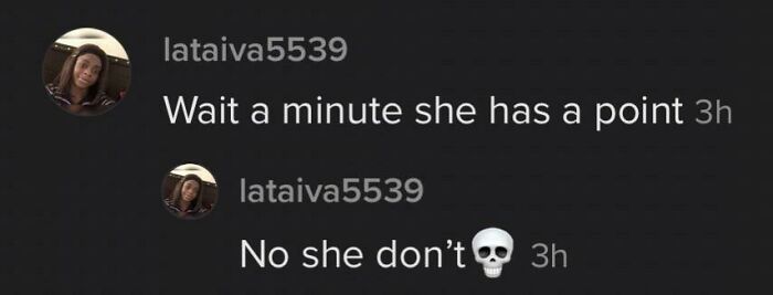 A social media user who pretended to be someone else in their own comments