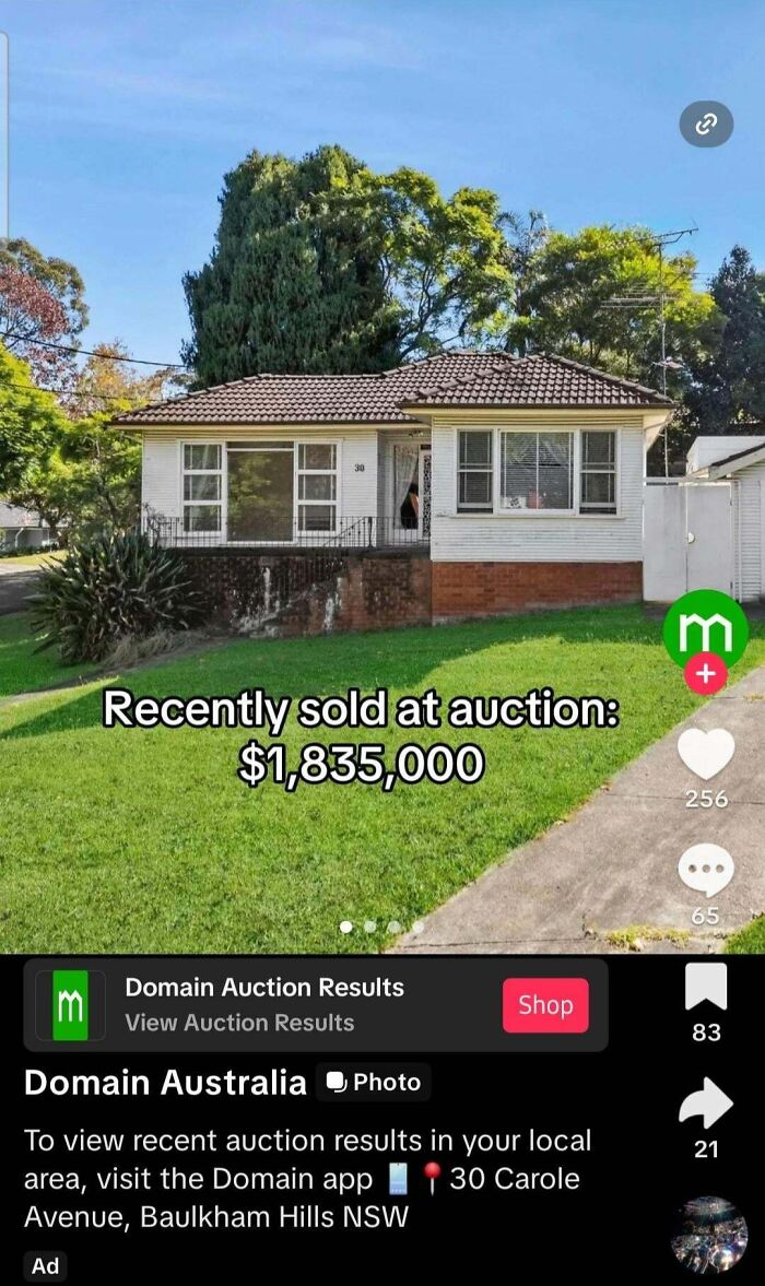 A humble suburban home sold at a massive auction price, highlighting a frustrating renting and booking experience.