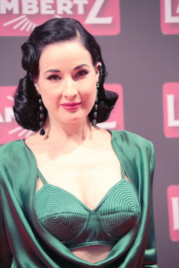 Model and Dancer Dita Von Teese, 54