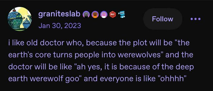 It Is Because Of The Deep Earth Werewolf Goo