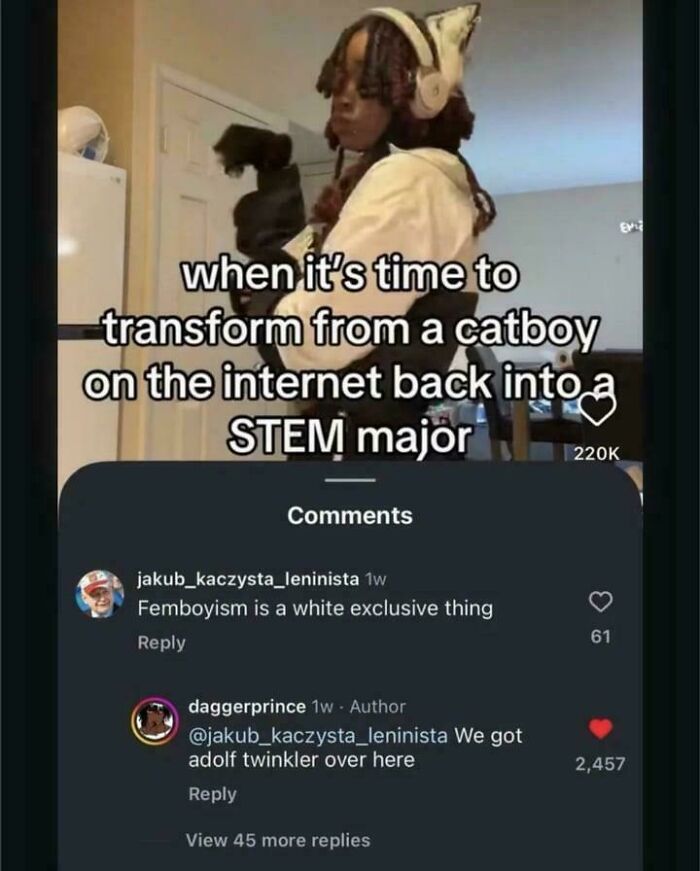 Femboyism Is A White Exclusive Thing