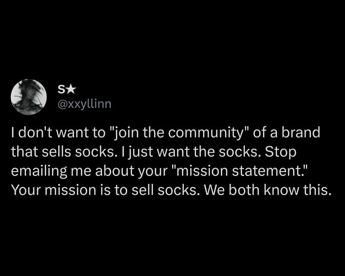 Your Mission Is To Sell Socks