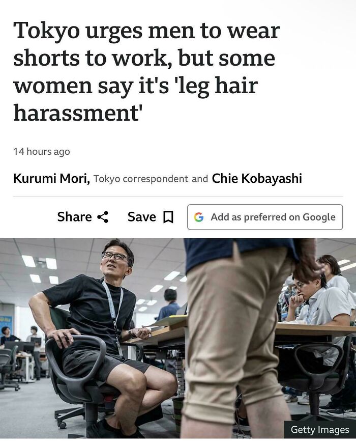 Leg Hair Harassment