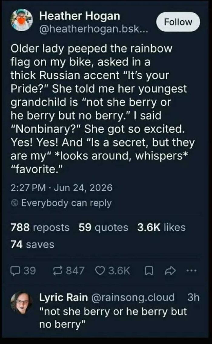 Not She Berry Or He Berry But No Berry
