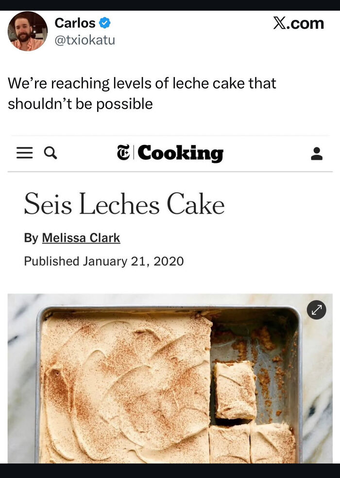 We're Reaching Levels Of Leche Cake That Shouldn't Be Possible