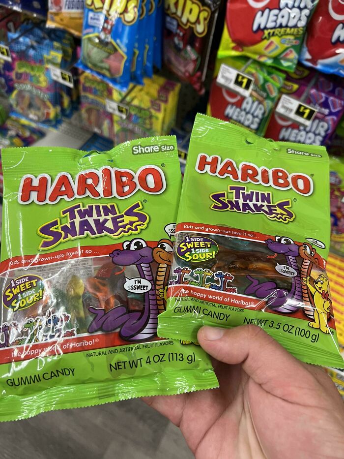 Same Product, Same Price, But New Bag Is 1/8 Or 12.5% Less Than Original