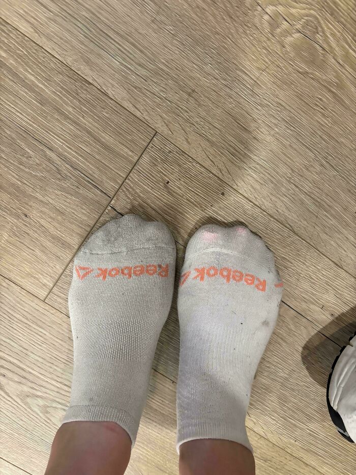 Reebok Socks Are Now See Through