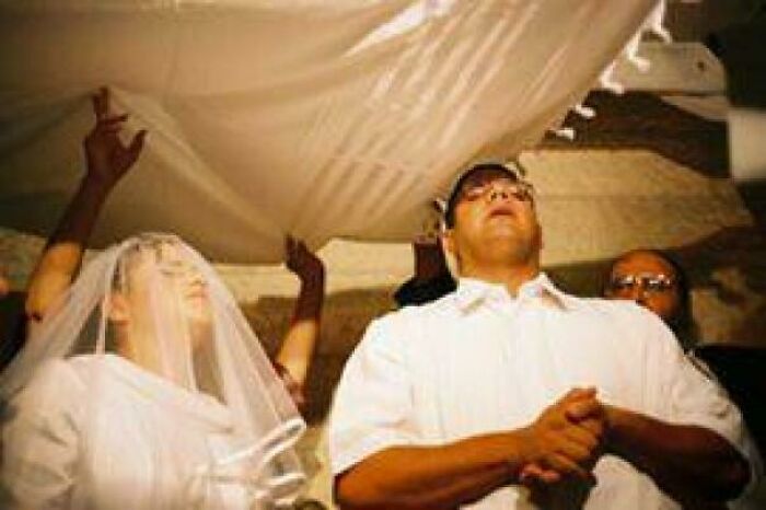 Israeli Minisiter Itamer Ben Gvir Marrying His Wife. He Was 25 And She Was 15 When They Met