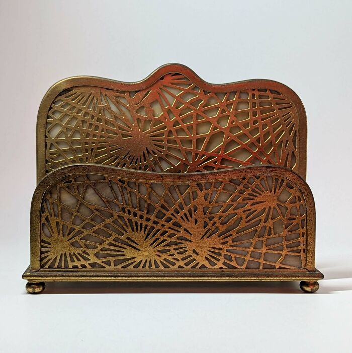 Vintage brass letter holder, an antique lover treasure discovery