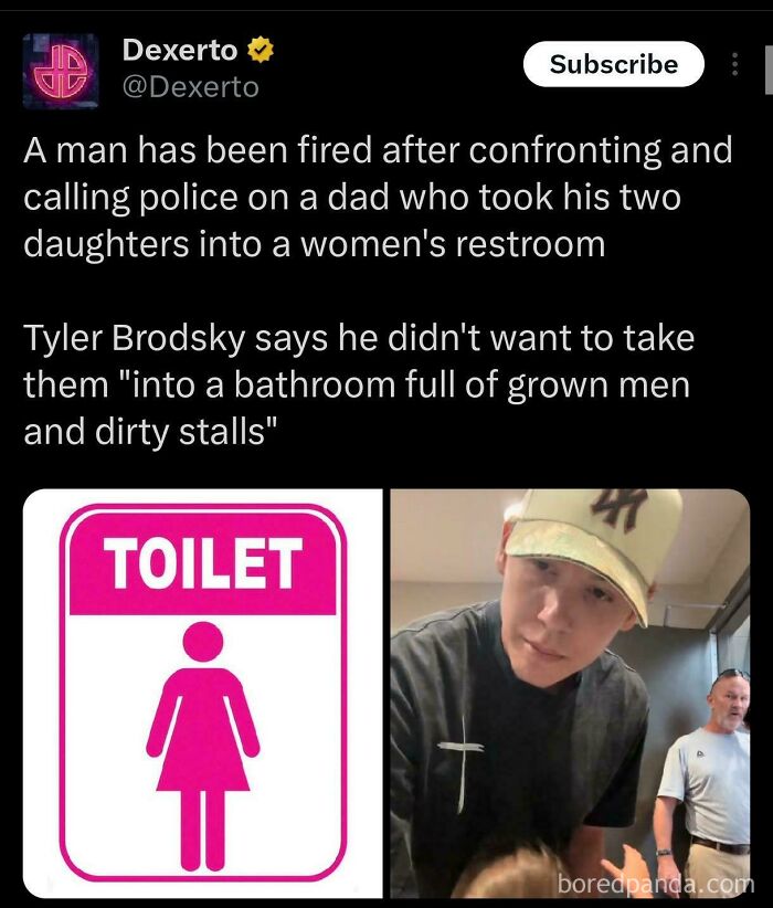 Update On The Viral Video Of Man Taking His Daughter To Women Restroom