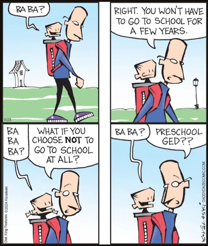 31 Funny ‘Daddy Daze’ Comics That Capture The Chaos And Confusion Of Raising A Little Kid