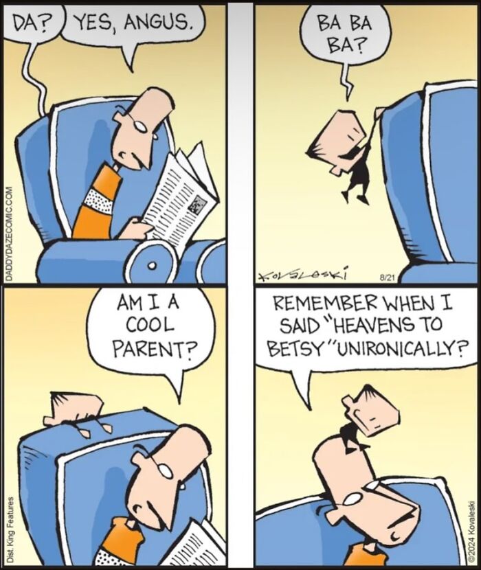 31 Funny ‘Daddy Daze’ Comics That Capture The Chaos And Confusion Of Raising A Little Kid