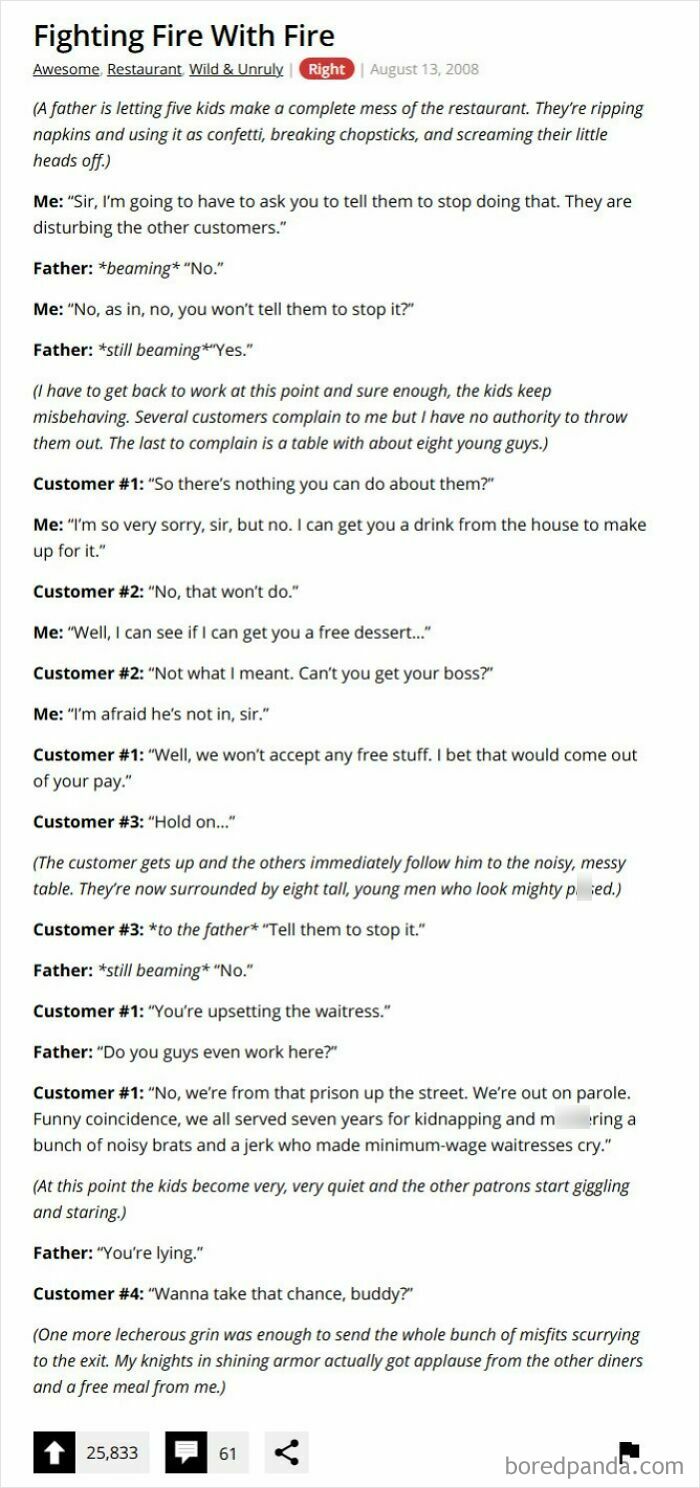 Father ignores kids misbehaving in restaurant causing disturbance