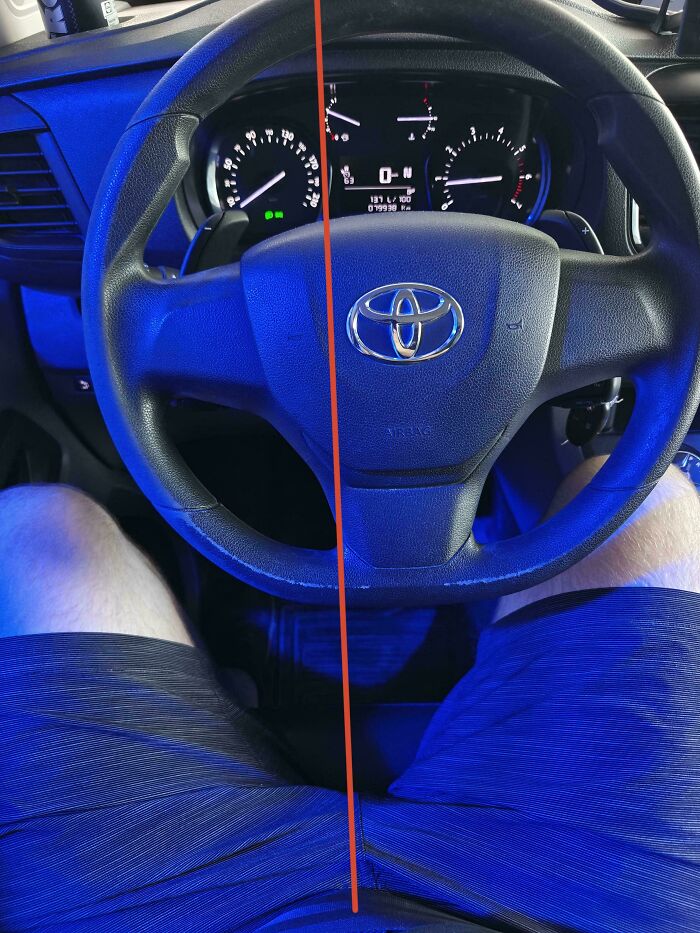 Toyota Proace Does Not Have Its Drivers Seat Centered To The Steering Wheel And Dashboard