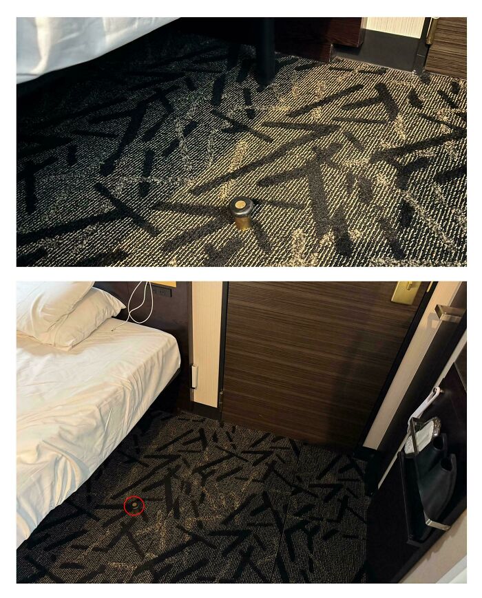 Perfectly Camouflaged Door Stopper To Stub Your Toes